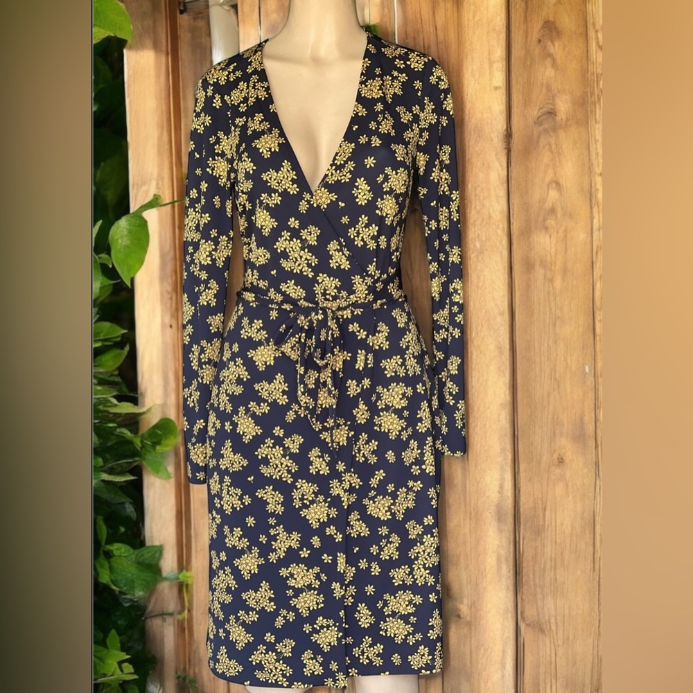 Ann Taylor Petaled Wrap Dress